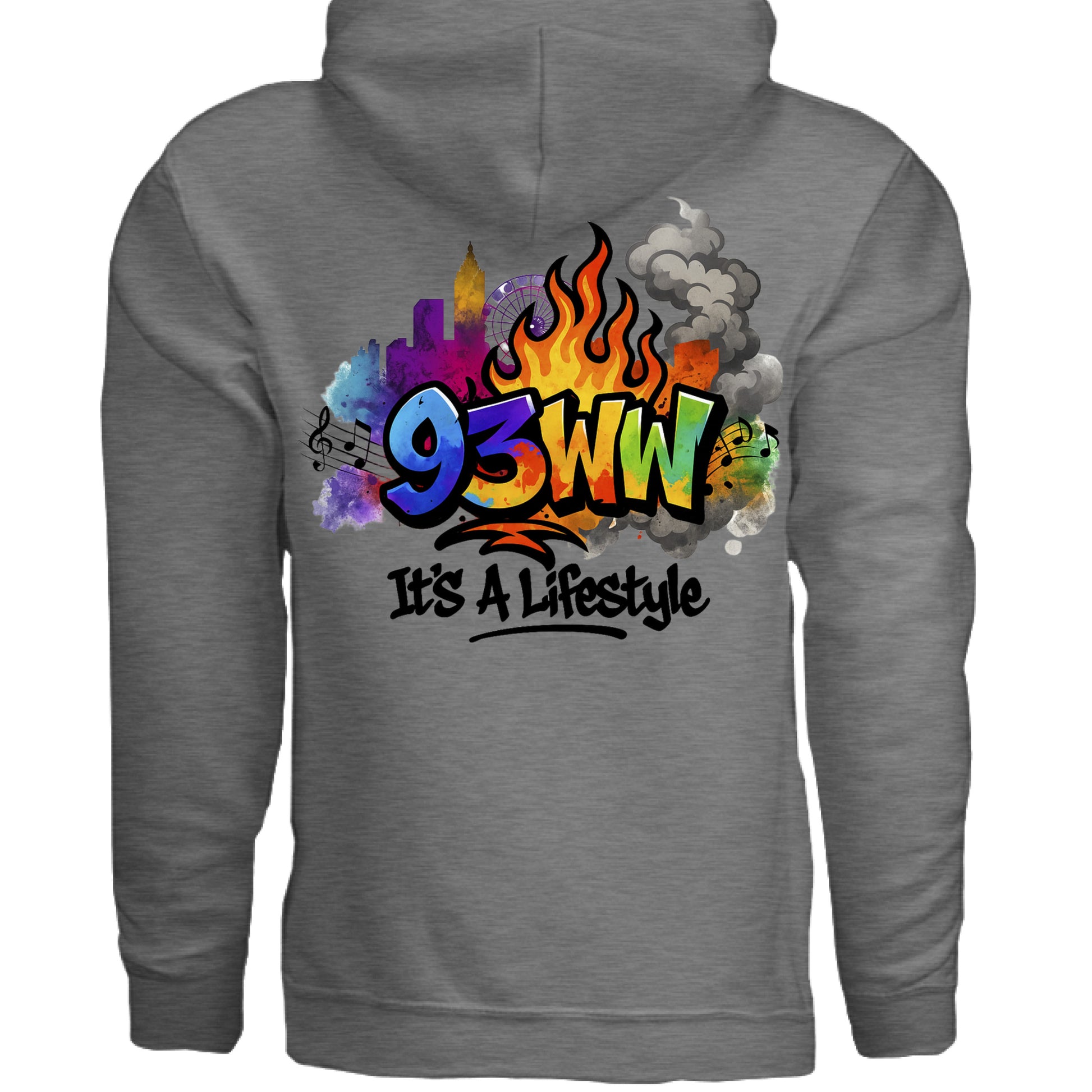 GRAPHITE HEATHER - BACK