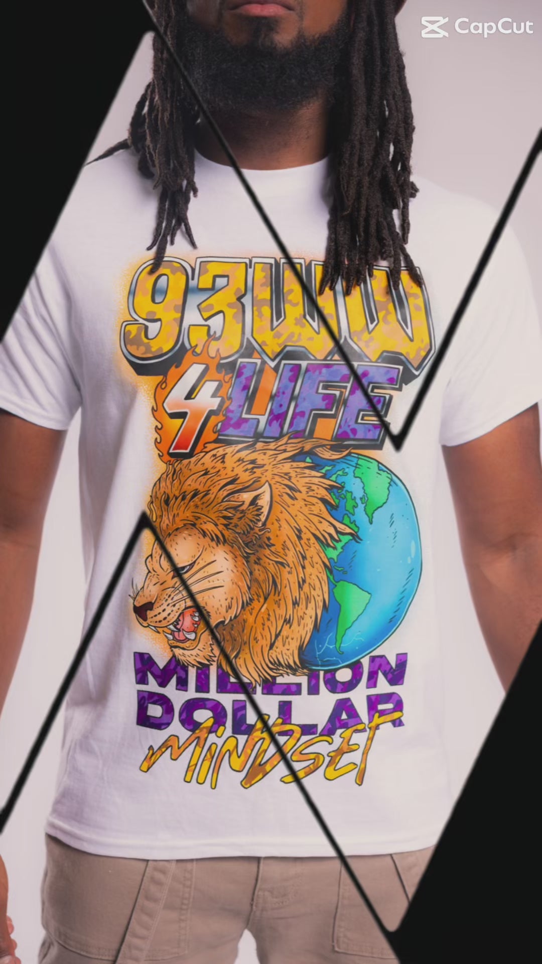 93WW 4Life "Million Dollar Mindset" Tee