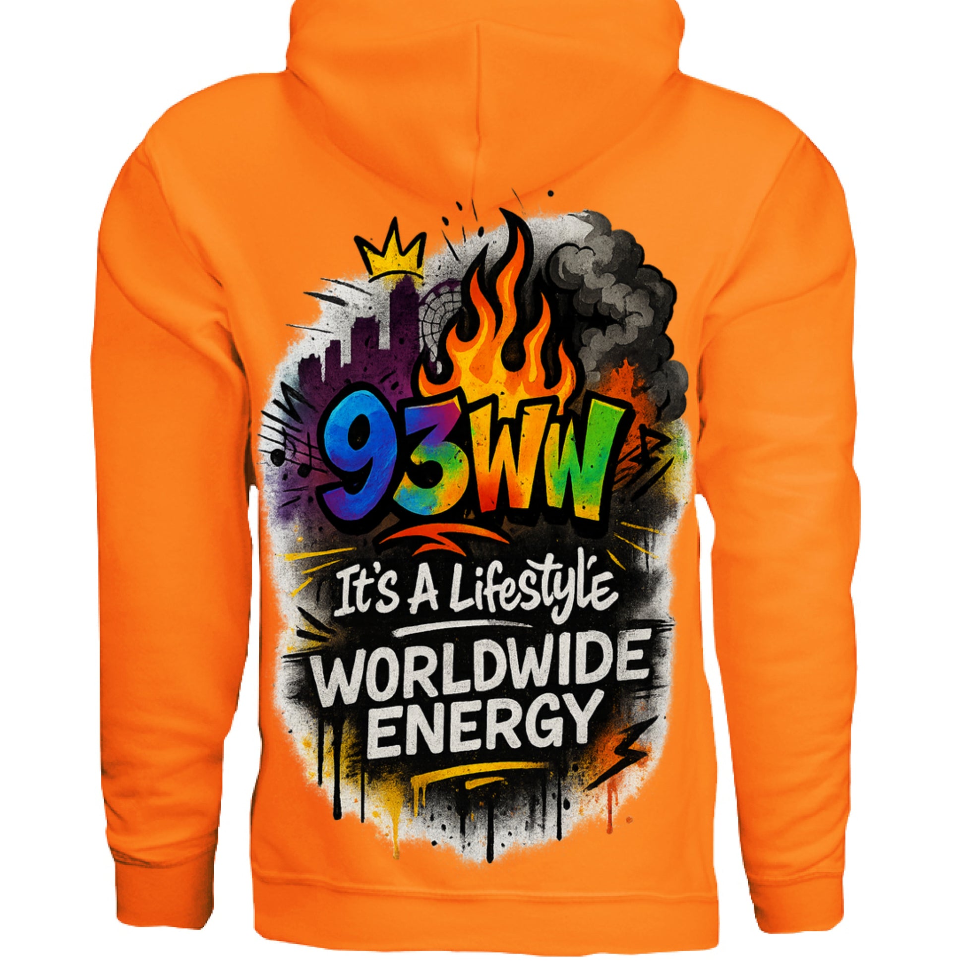 SAFETY ORANGE - BACK